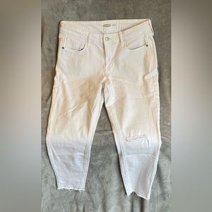 White Distressed Jeans